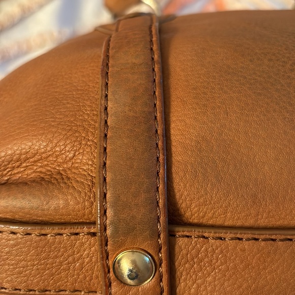 Vintage leather Michael Kors bowler bag - Picture 16 of 16